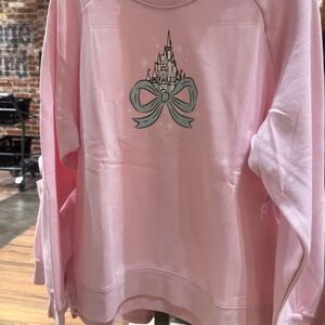 Disney Castle Bow Pink Sweater